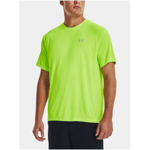 Neonově zelené sportovní tričko Under Armour UA Tech Reflective SS