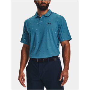 Modré pánské vzorované polo tričko Under Armour UA Iso-Chill Verge Polo