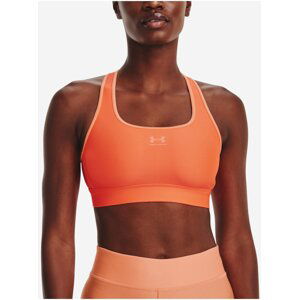 Oranžová dámská sportovní podprsenka Under Armour UA HG Armour Mid Padless