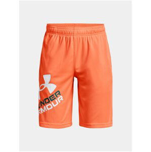 Oranžové sportovní kraťasy Under Armour UA Prototype 2.0 Logo Shorts