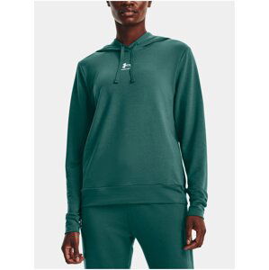 Zelená dámská sportovní mikina Under Armour Rival Terry Hoodie