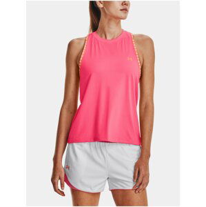 Růžové dámské sportovní tílko Under Armour Knockout Novelty Tank