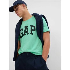 Mentolové pánské tričko s logem GAP