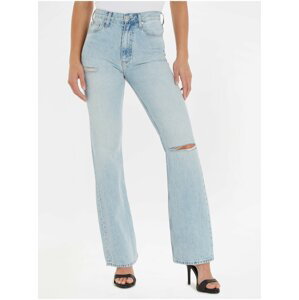 Světle modré dámské bootcut džíny Calvin Klein Jeans
