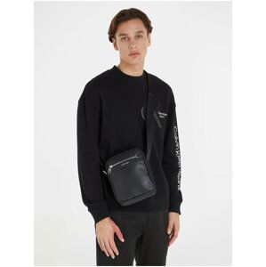 Černá pánská vzorovaná taška přes rameno Calvin Klein