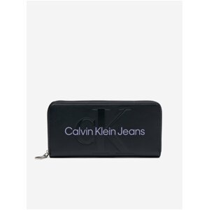 Černá dámská peněženka Calvin Klein Jeans Sculpted Mono Zip