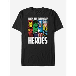 Černé unisex tričko ZOOT.Fan Marvel Everyday Hero Dad