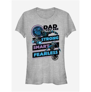 Šedé dámské tričko ZOOT.Fan Marvel Panther Dad