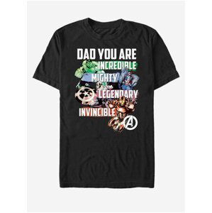 Černé unisex tričko ZOOT.Fan Marvel Avenger Dad