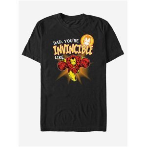 Černé unisex tričko ZOOT.Fan Marvel Invincible like Dad