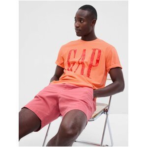 Oranžové pánské tričko GAP