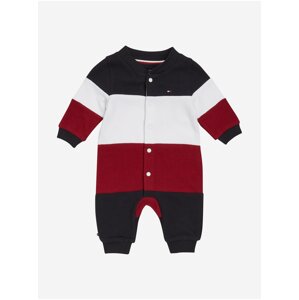 Červeno-modré dětské pruhované body Tommy Hilfiger