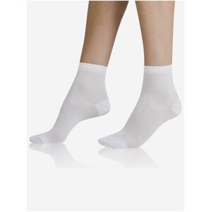 Bílé dámské ponožky Bellinda Airy Ankle