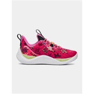 Růžové dětské sportovní tenisky Under Armour GS CURRY 10 GIRL DAD