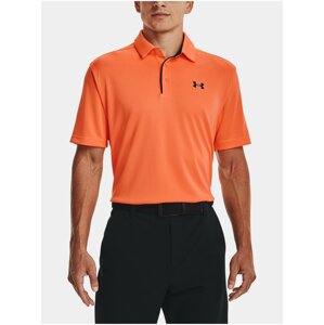 Oranžové pánské sportovní polo tričko Under Armour Tech Polo