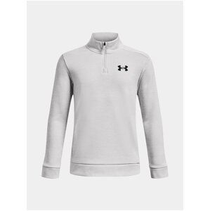 Světle šedá klučičí sportovní mikina Under Armour