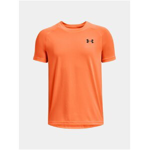 Oranžové klučičí sportovní tričko Under Armour UA Tech 2.0 S