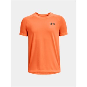 Oranžové klučičí sportovní tričko Under Armour UA Tech 2.0 S