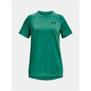 Zelené holčičí sportovní tričko Under Armour UA Tech 2.0 SS