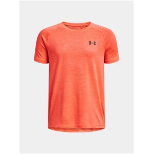 Oranžové klučičí sportovní tričko Under Armour UA Tech 2.0 SS