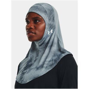 Světle modrý dámský sportovní hidžáb Under Armour UA Sport Hijab