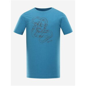 Modré pánské rychleschnoucí tričko ALPINE PRO DAFOT
