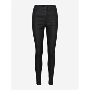 Černé dámské skinny fit kalhoty VERO MODA Sophia