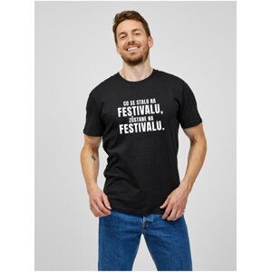 Bílé pánské tričko ZOOT.Original Co se stane na festivalu, zůstane na festivalu