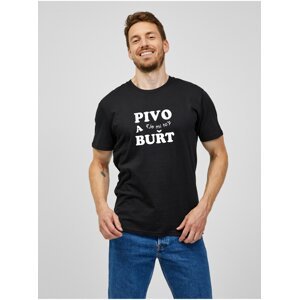 Černé pánské tričko ZOOT.Original PIVO a (je mi to) BUŘT