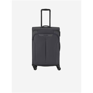 Tmavě šedý cestovní kufr Travelite Croatia M