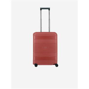 Červený cestovní kufr Travelite Korfu S