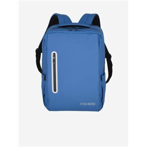 Modrý batoh Travelite Basics Boxy