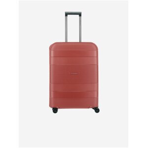 Červený cestovní kufr Travelite Korfu M