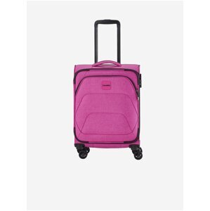 Růžový cestovní kufr Travelite Adria S