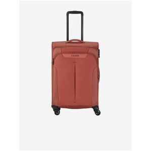 Červený cestovní kufr Travelite Croatia M