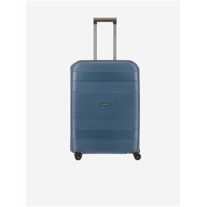 Tmavě modrý cestovní kufr Travelite Korfu M