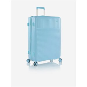 Světle modrý cestovní kufr Heys Pastel L