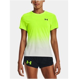 Neonově zelené dámské sportovní tričko Under Armour Rush