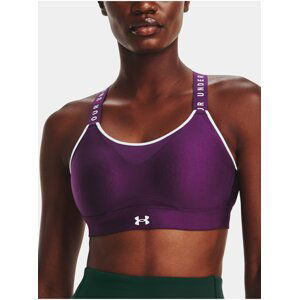 Fialová dámská sportovní podprsenka Under Armour UA Infinity High Bra