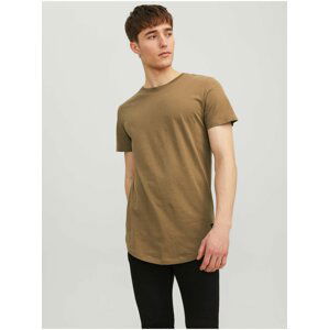 Khaki pánské tričko Jack & Jones Noa