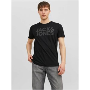 Černé pánské tričko Jack & Jones Corp