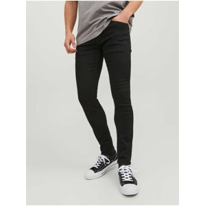 Černé pánské skinny fit džíny Jack & Jones Liam