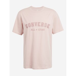 Světle růžové unisex tričko Converse Go-To All Star