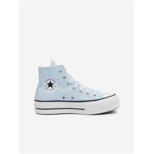 Světle modré dámské kotníkové tenisky Converse Chuck Taylor All Star Lift