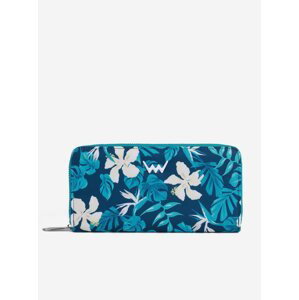Modrá dámská květovaná peněženka VUCH Shaba