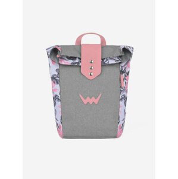Růžovo-šedý dámský batoh VUCH Mellora Tropical Blizt