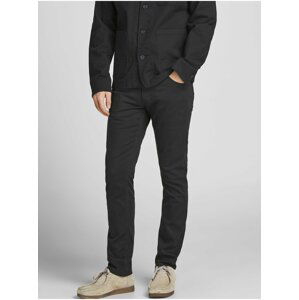 Černé pánské slim fit džíny Jack & Jones Glenn