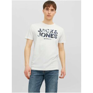 Bílé pánské tričko Jack & Jones James