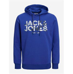 Tmavě modrá pánská mikina s kapucí Jack & Jones James