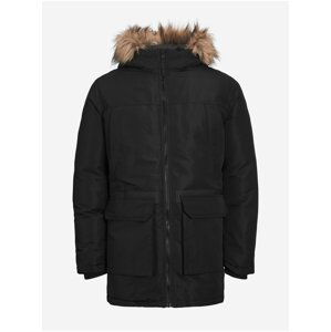 Černá pánská zimní parka Jack & Jones Wing